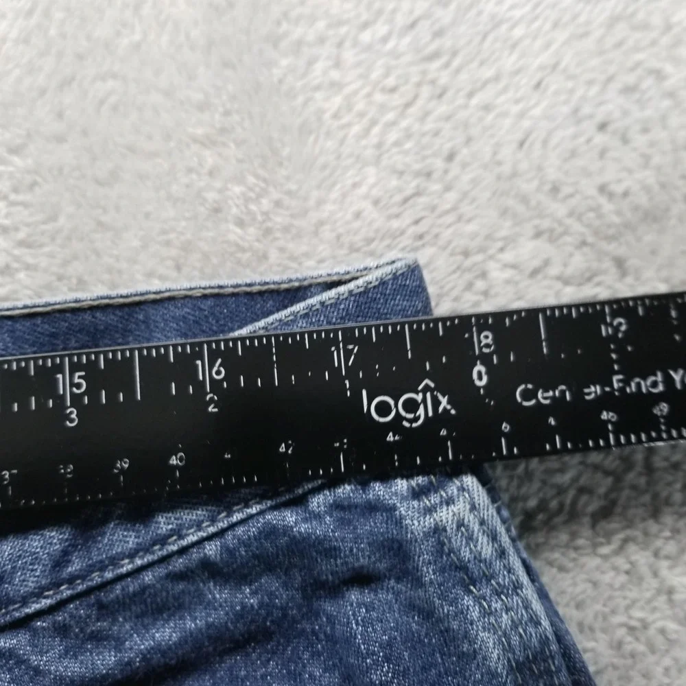 Wrangler Jeans Mens 36x34‎ Blue Relaxed Straight Medium Denim Workwear